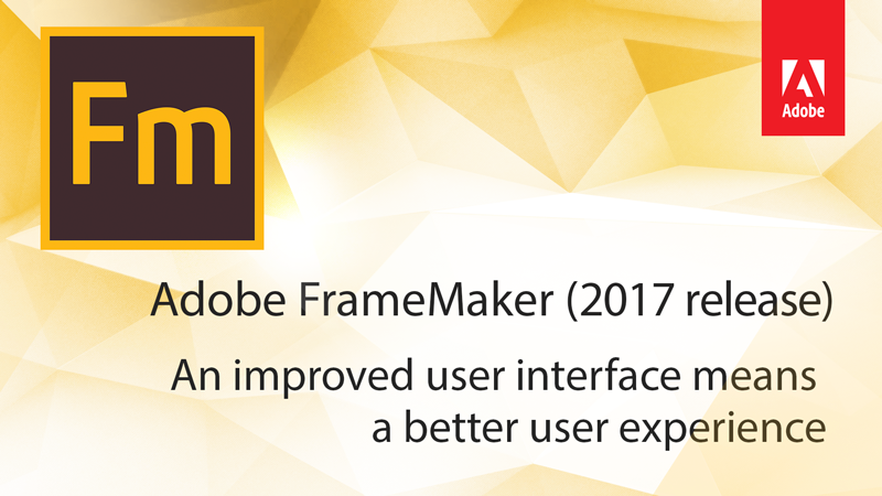 – Making FrameMaker faster and more efficient